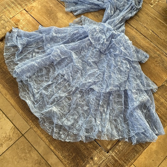 The Dolls House Madonna Top w/ Blue Cornflower Lace NWT - Picture 7 of 8